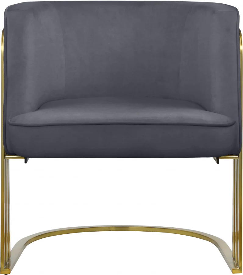 Rays Velvet Upholstered Accent Chair - Image 13