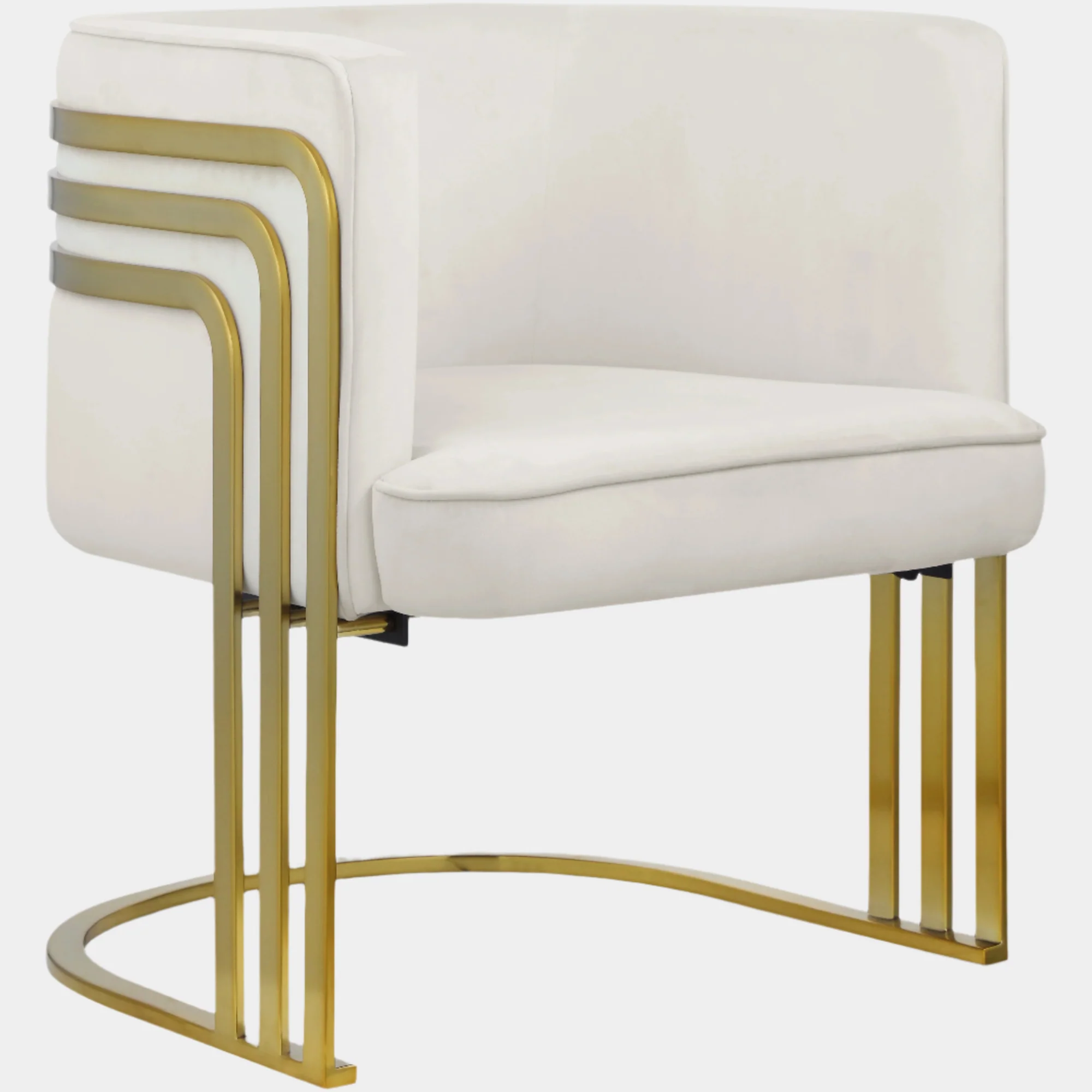 Rays Velvet Upholstered Accent Chair - Image 17
