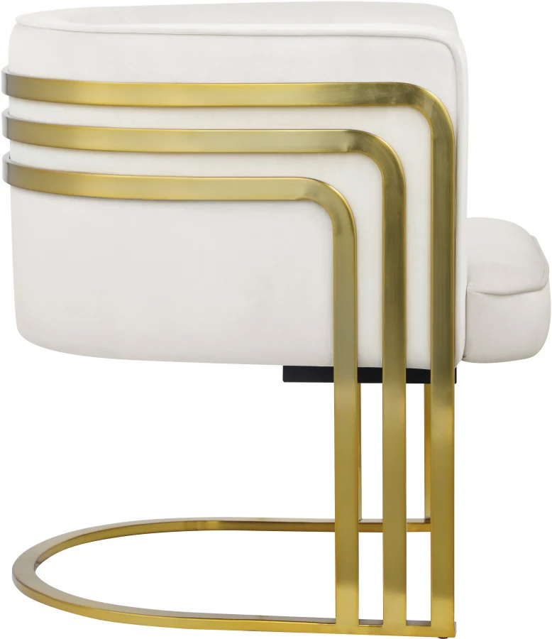 Rays Velvet Upholstered Accent Chair - Image 20