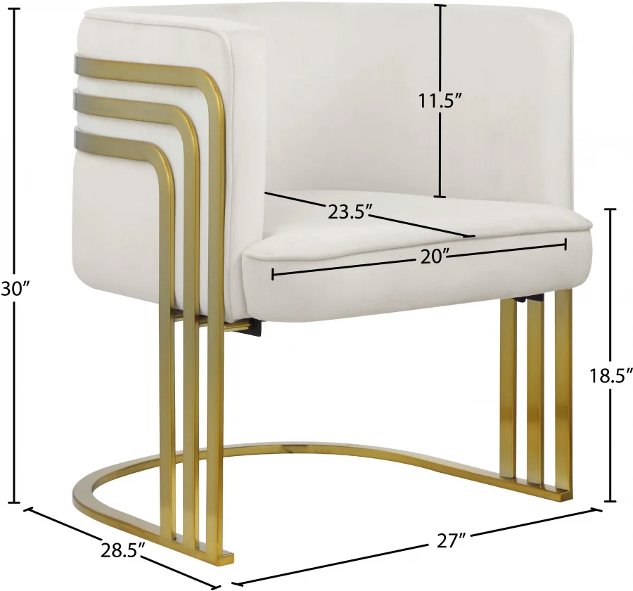 Rays Velvet Upholstered Accent Chair - Image 23