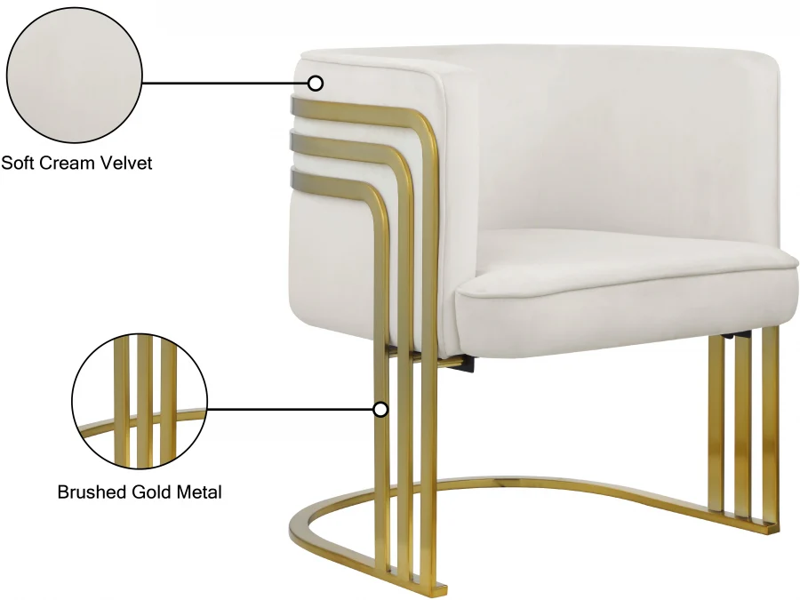 Rays Velvet Upholstered Accent Chair - Image 24