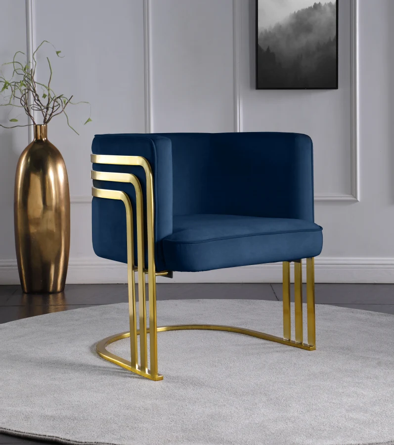 Rays Velvet Upholstered Accent Chair - Image 26