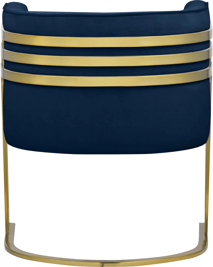 Rays Velvet Upholstered Accent Chair - Image 27