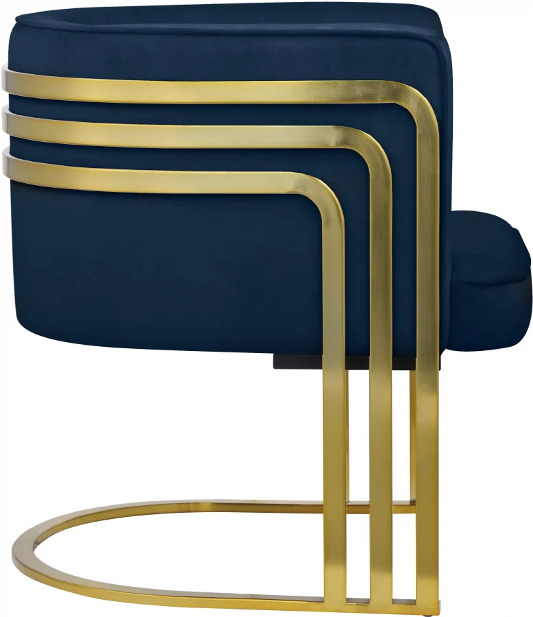 Rays Velvet Upholstered Accent Chair - Image 28