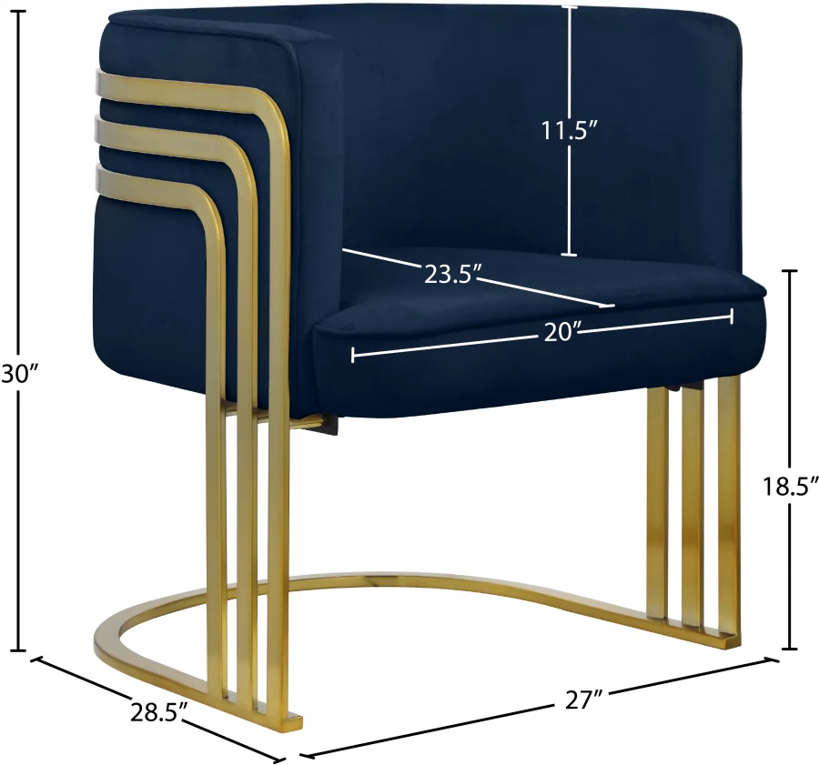 Rays Velvet Upholstered Accent Chair - Image 31