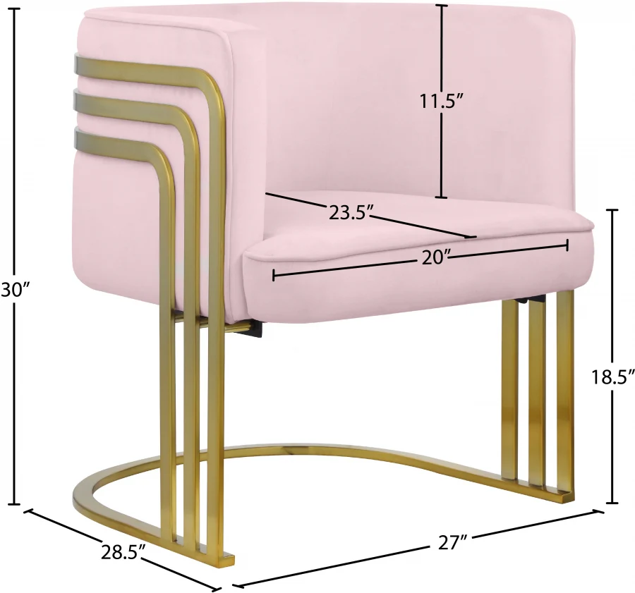 Rays Velvet Upholstered Accent Chair - Image 47