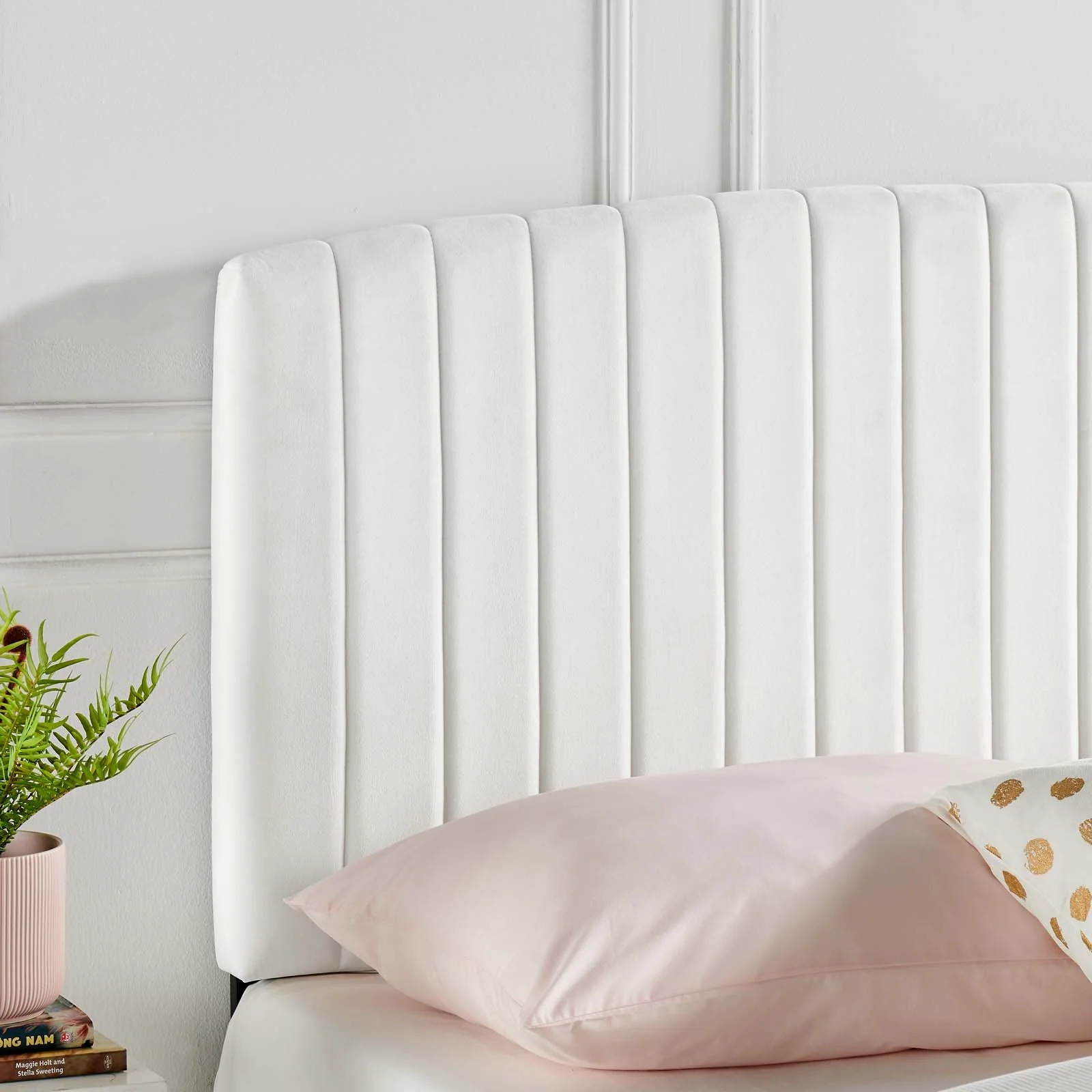 Rebecca Performance Velvet Headboard - Image 12