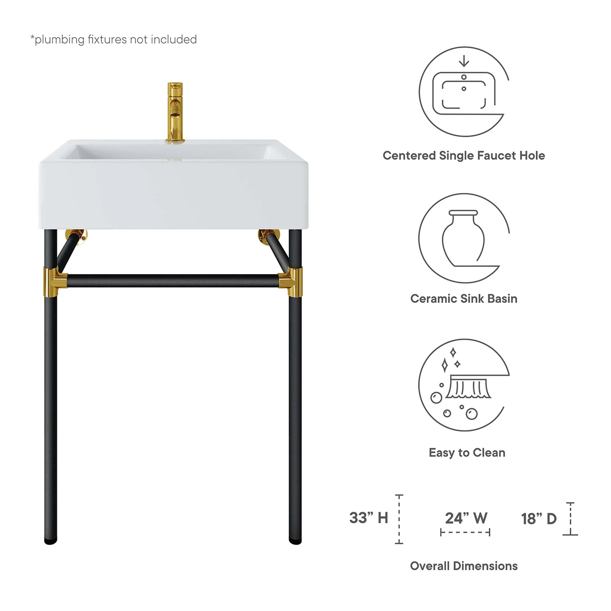 Redeem Wall-Mount Bathroom Vanity Basin Included - Image 14