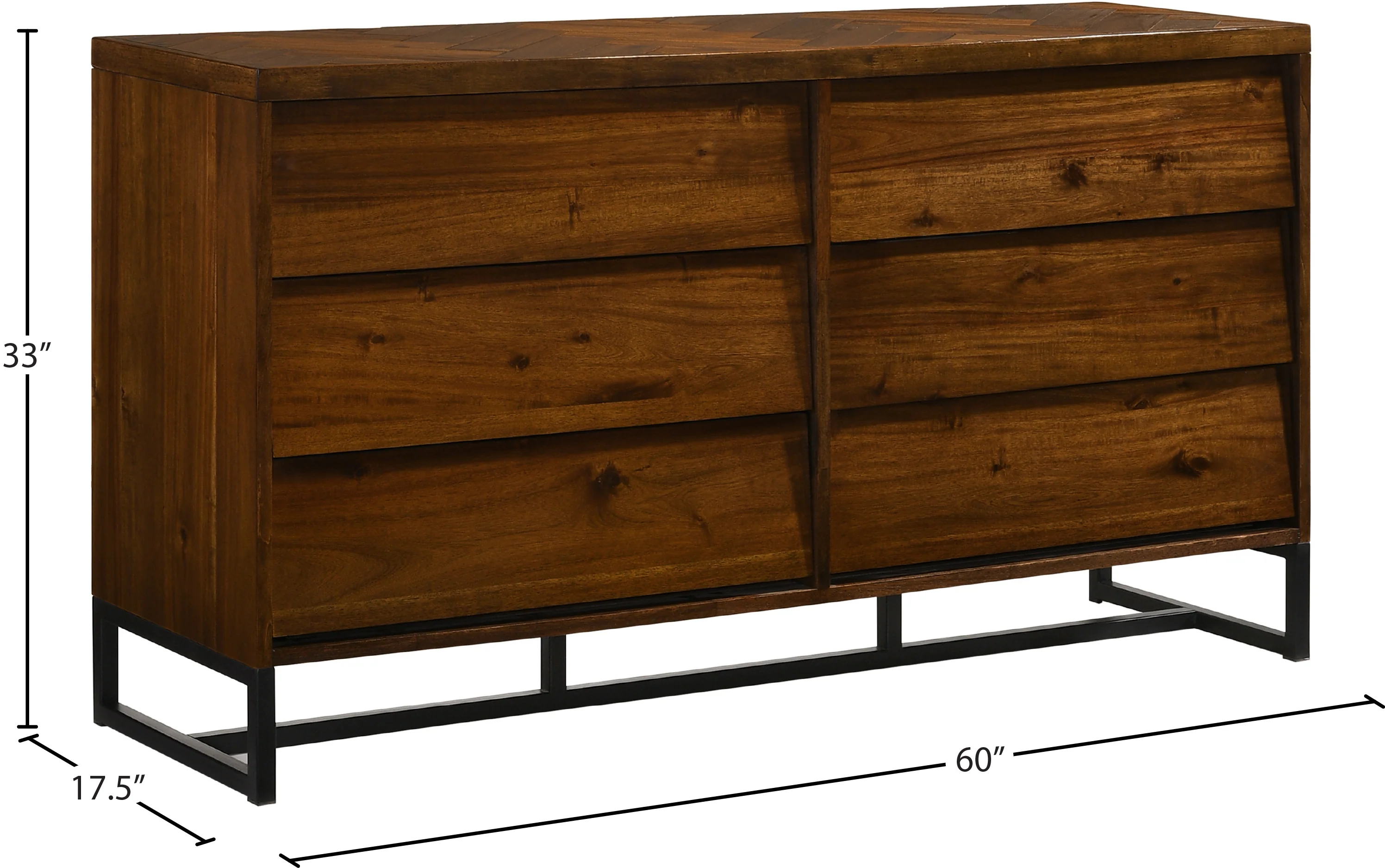 Reed Wood Dresser - Image 9