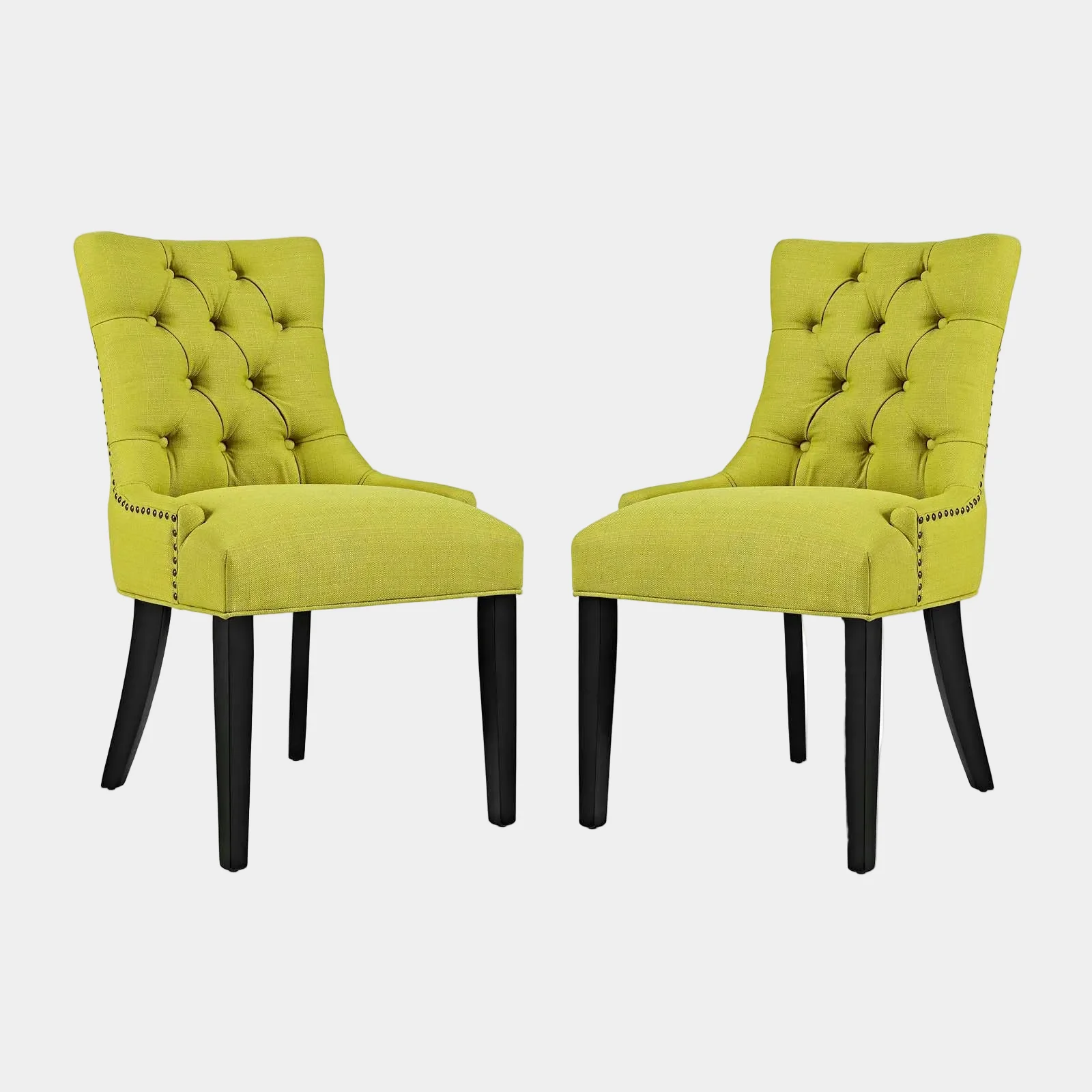 Regent Fabric Dining Side Chair Set of 2 - Image 11
