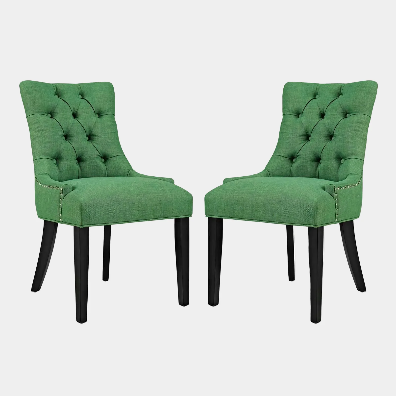 Regent Fabric Dining Side Chair Set of 2 - Image 6