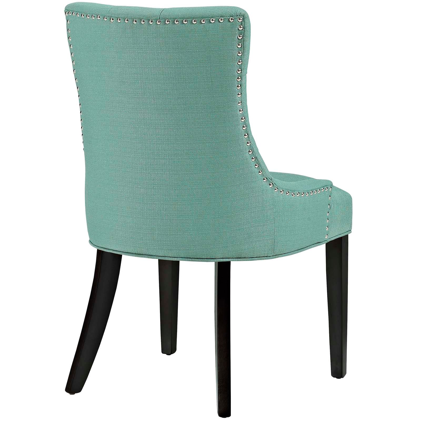 Regent Tufted Fabric Dining Chair - Image 11