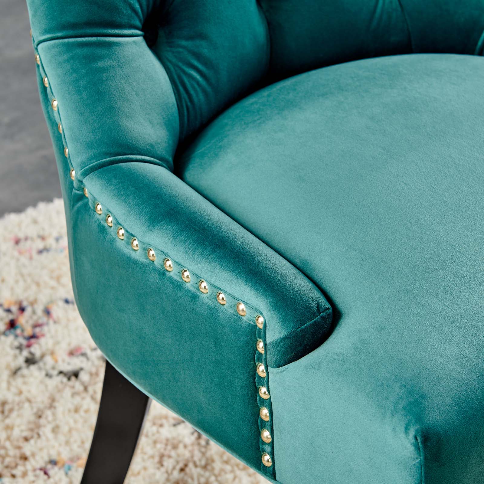 Regent Tufted Performance Velvet Dining Side Chairs - Set of 2 - Image 9