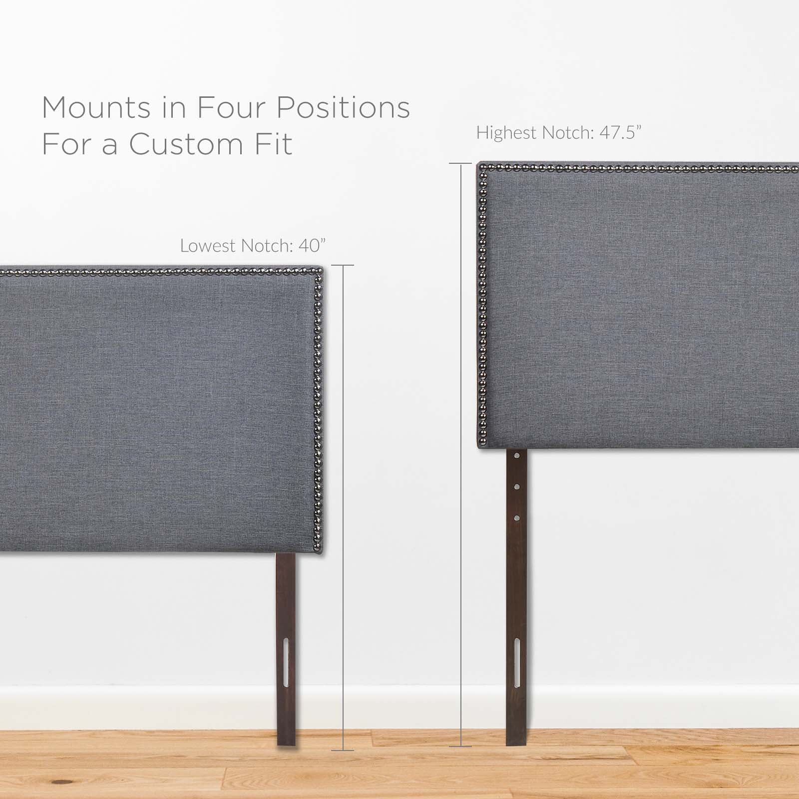 Region Nailhead Upholstered Headboard - Image 13