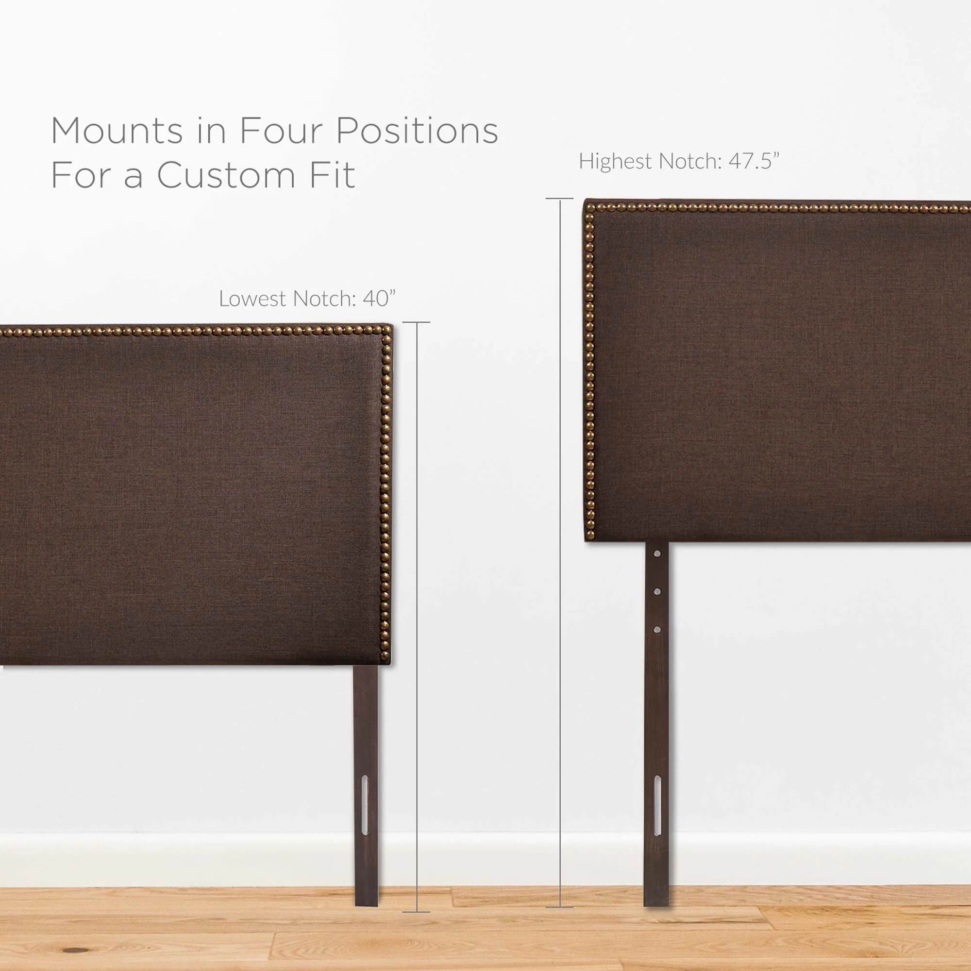 Region Nailhead Upholstered Headboard - Image 28