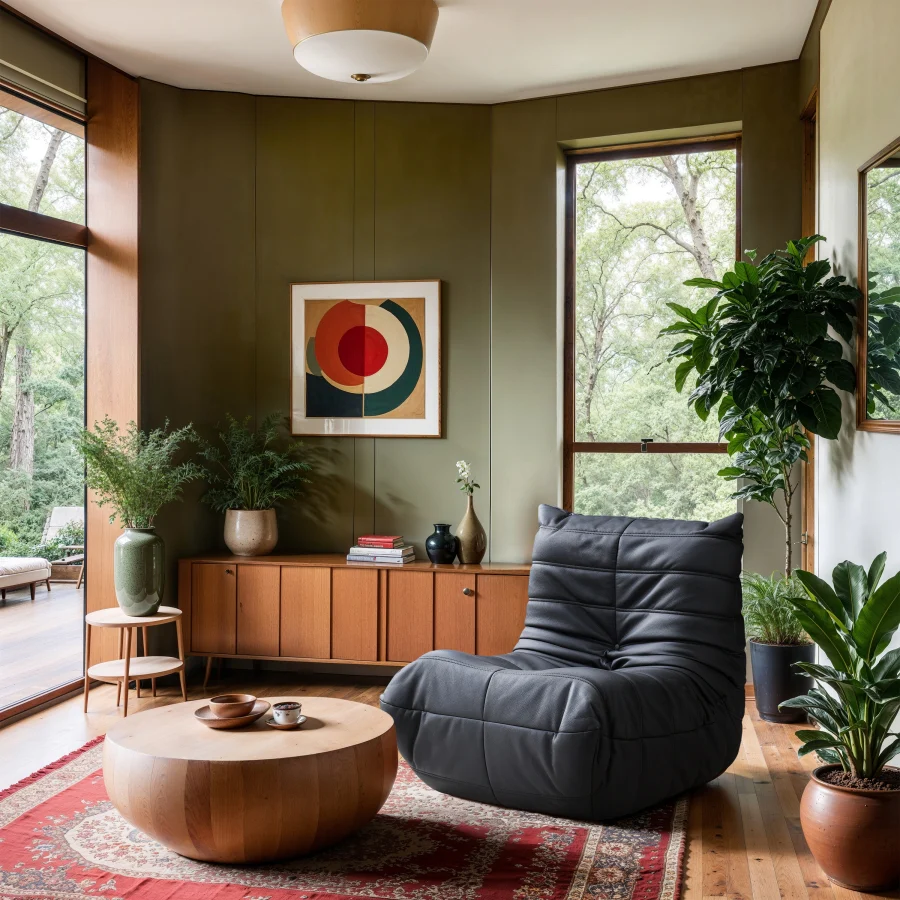 Relax Vegan Leather Upholstered Chair - Image 2