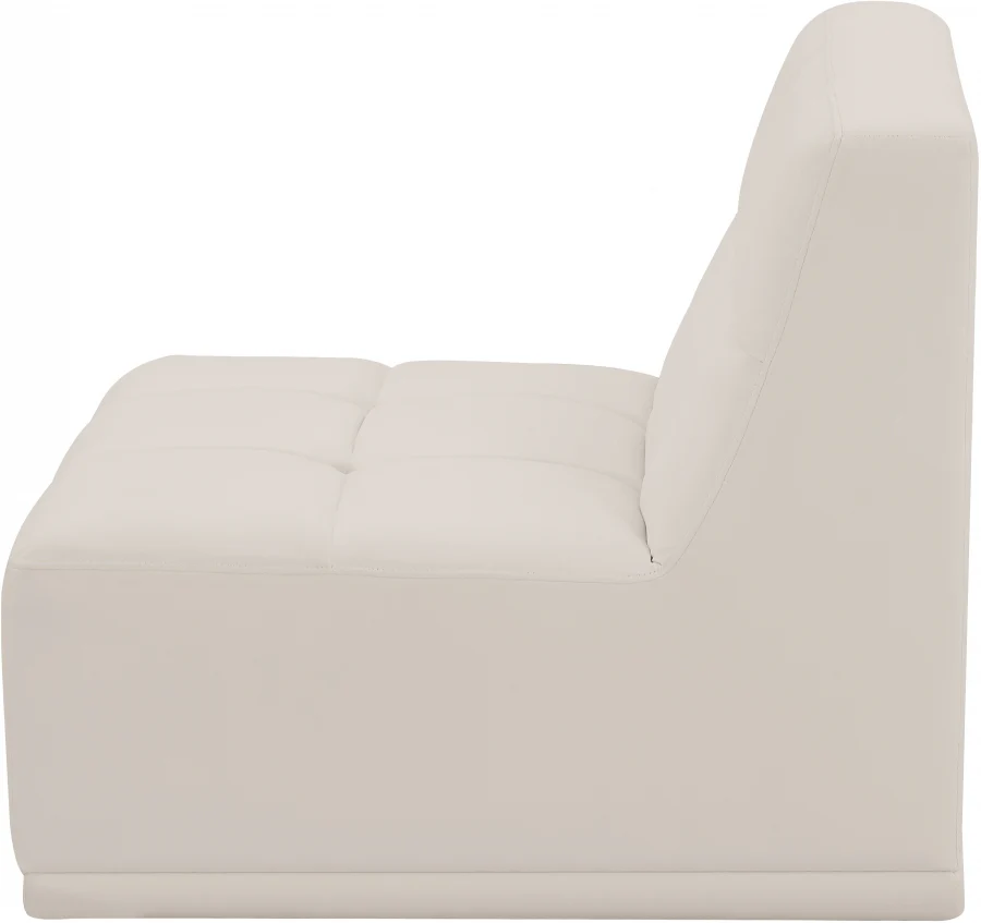 Relax Velvet Upholstered Armless Modular Chair - Image 28