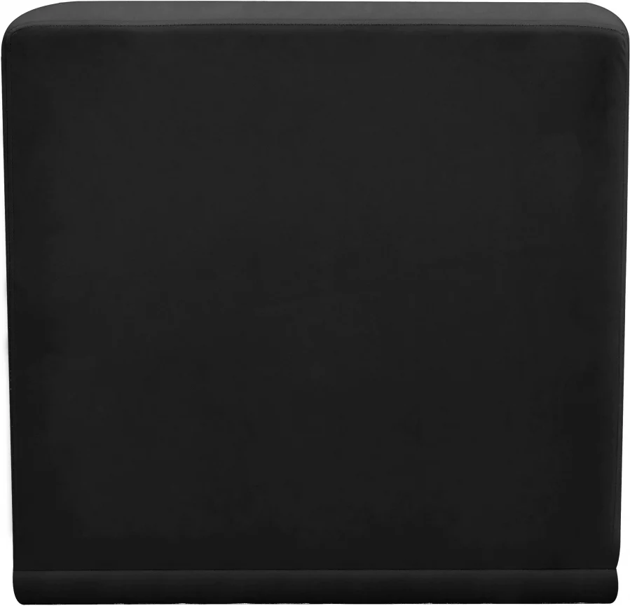 Relax Velvet Upholstered Armless Modular Chair - Image 7