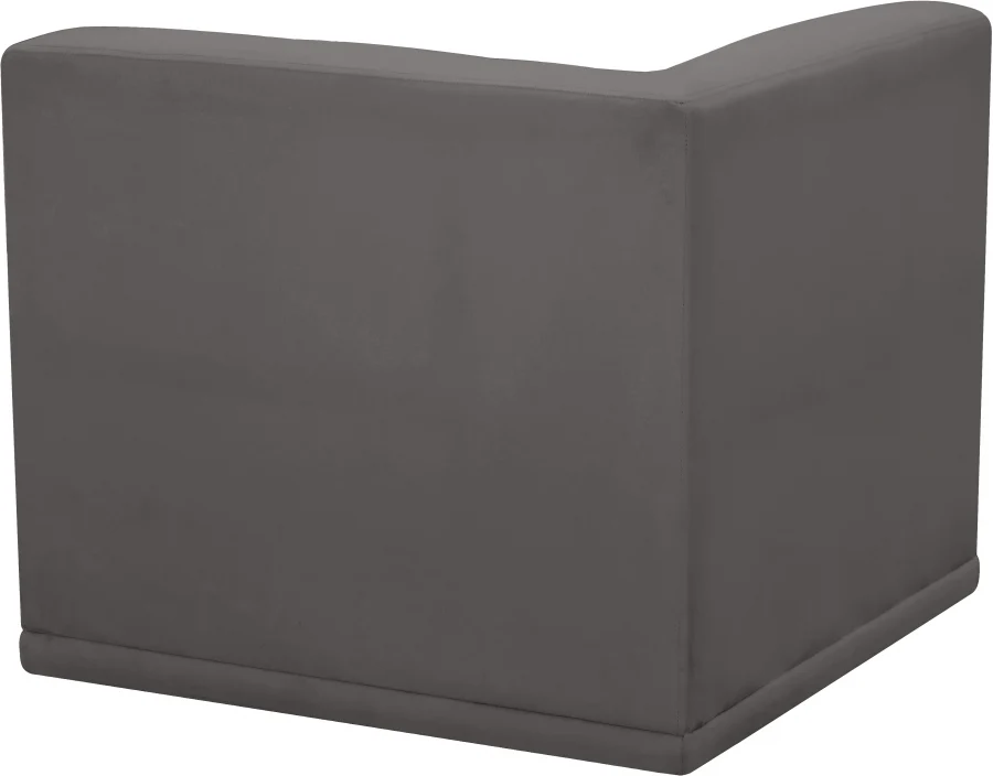 Relax Velvet Upholstered Corner Modular Chair - Image 14