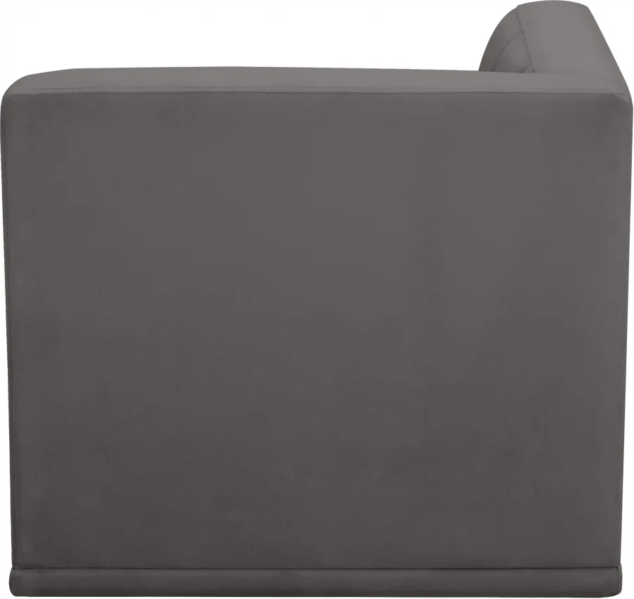 Relax Velvet Upholstered Corner Modular Chair - Image 18