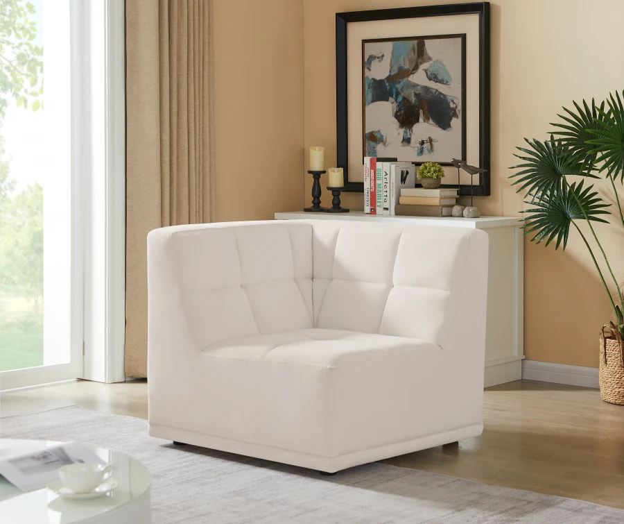 Relax Velvet Upholstered Corner Modular Chair - Image 24