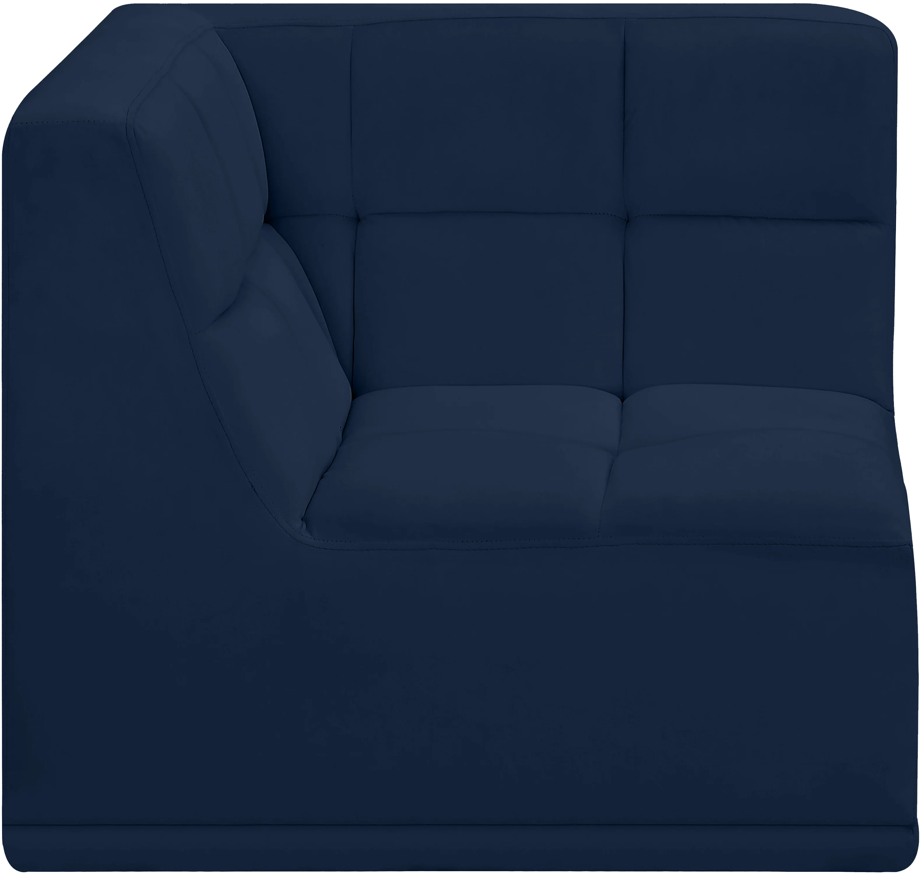 Relax Velvet Upholstered Corner Modular Chair - Image 37
