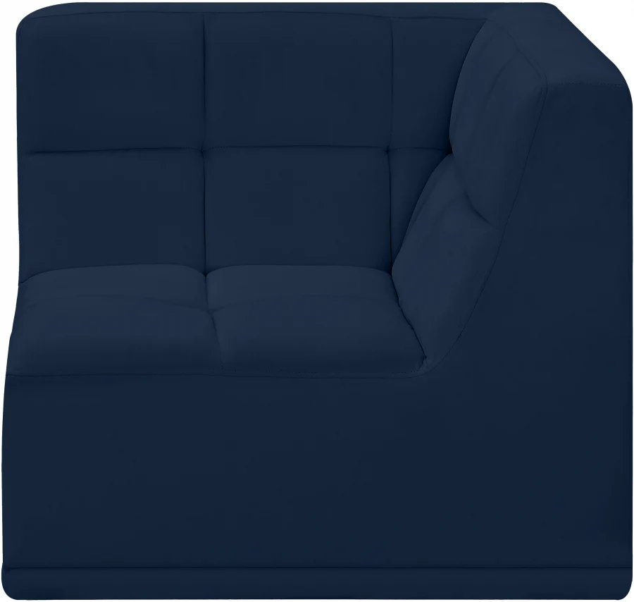 Relax Velvet Upholstered Corner Modular Chair - Image 38