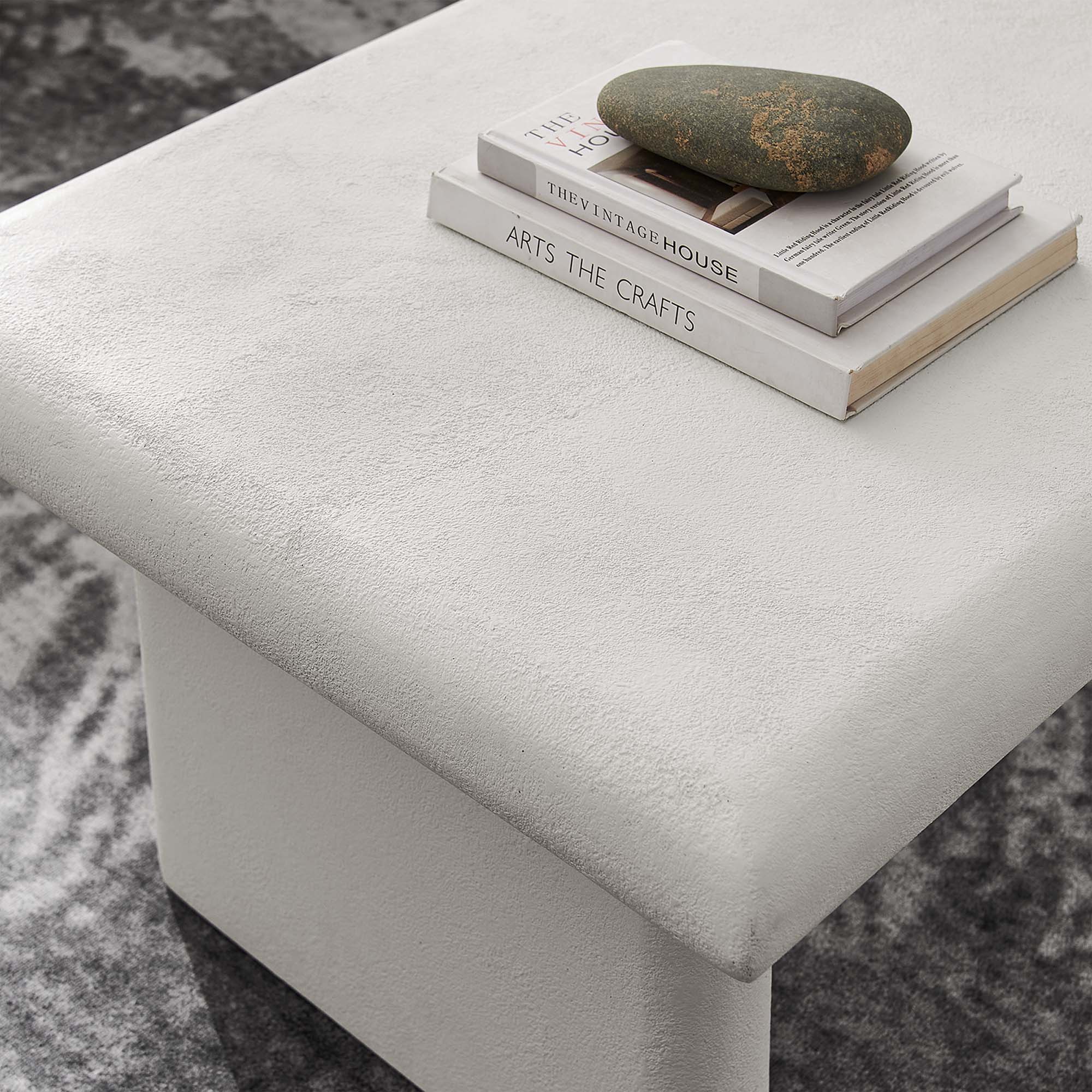 Relic Concrete Textured Coffee Table - Image 13