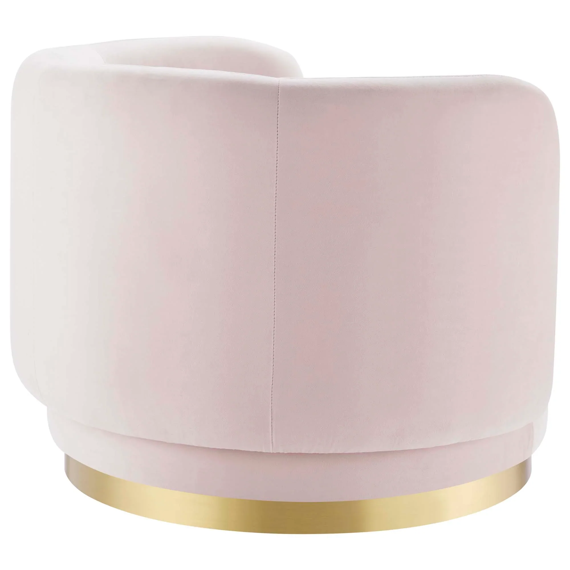 Relish Performance Velvet Swivel Chair - Image 4