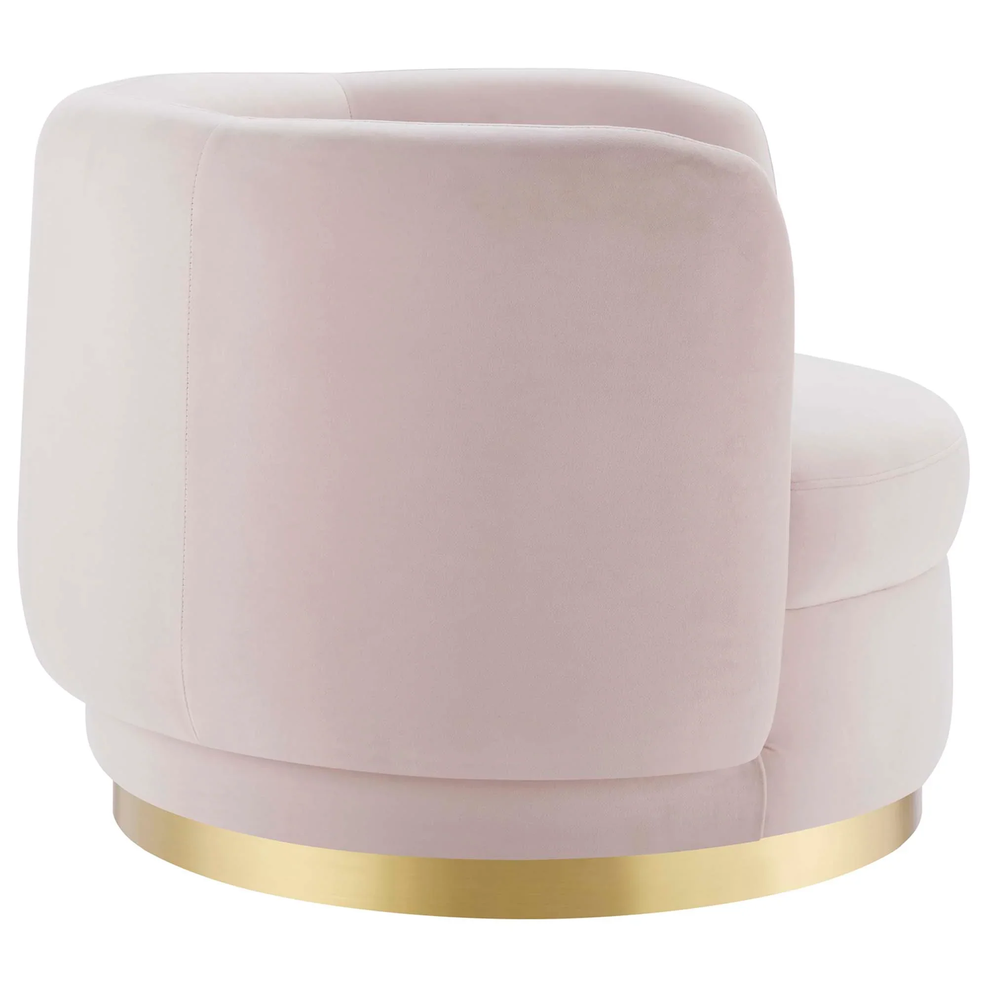 Relish Performance Velvet Swivel Chair - Image 5