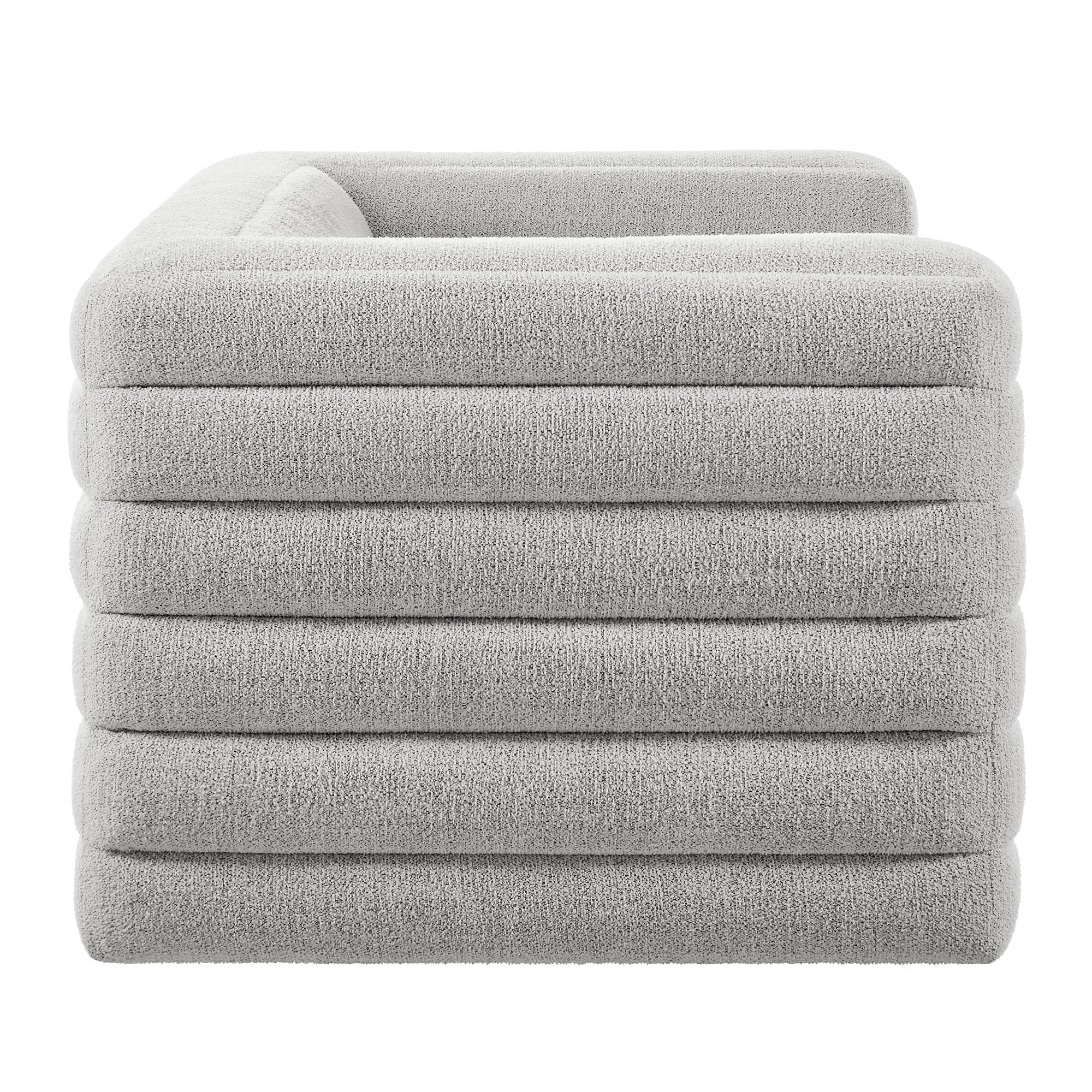 Relle Channel Tufted Boucle Upholstered Loveseat - Image 13