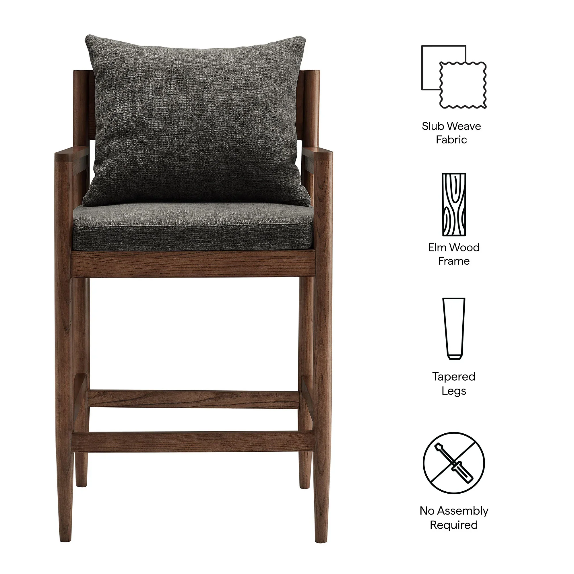 Remington Wood Counter Stool - Image 17