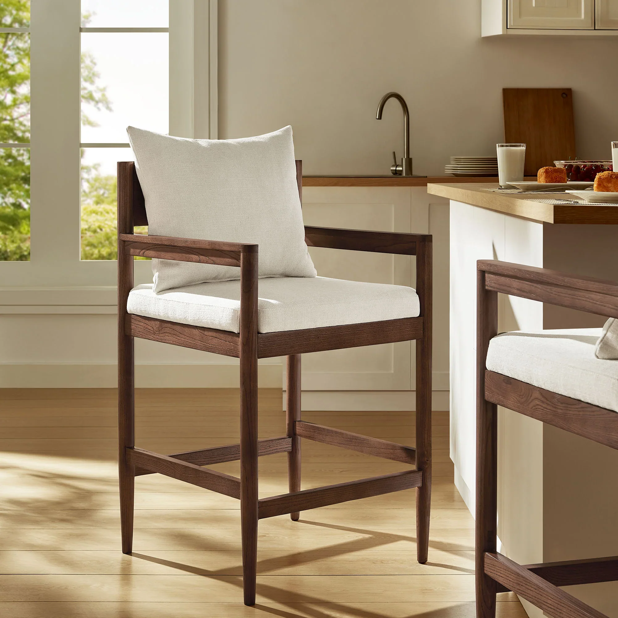 Remington Wood Counter Stool - Image 2