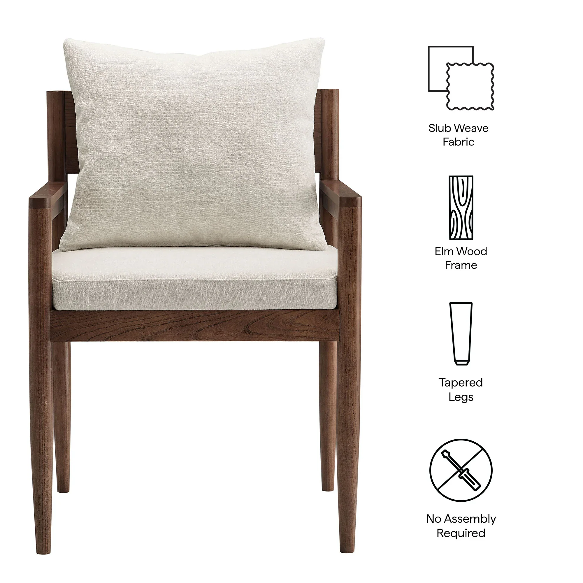 Remington Wood Dining Armchair - Image 8