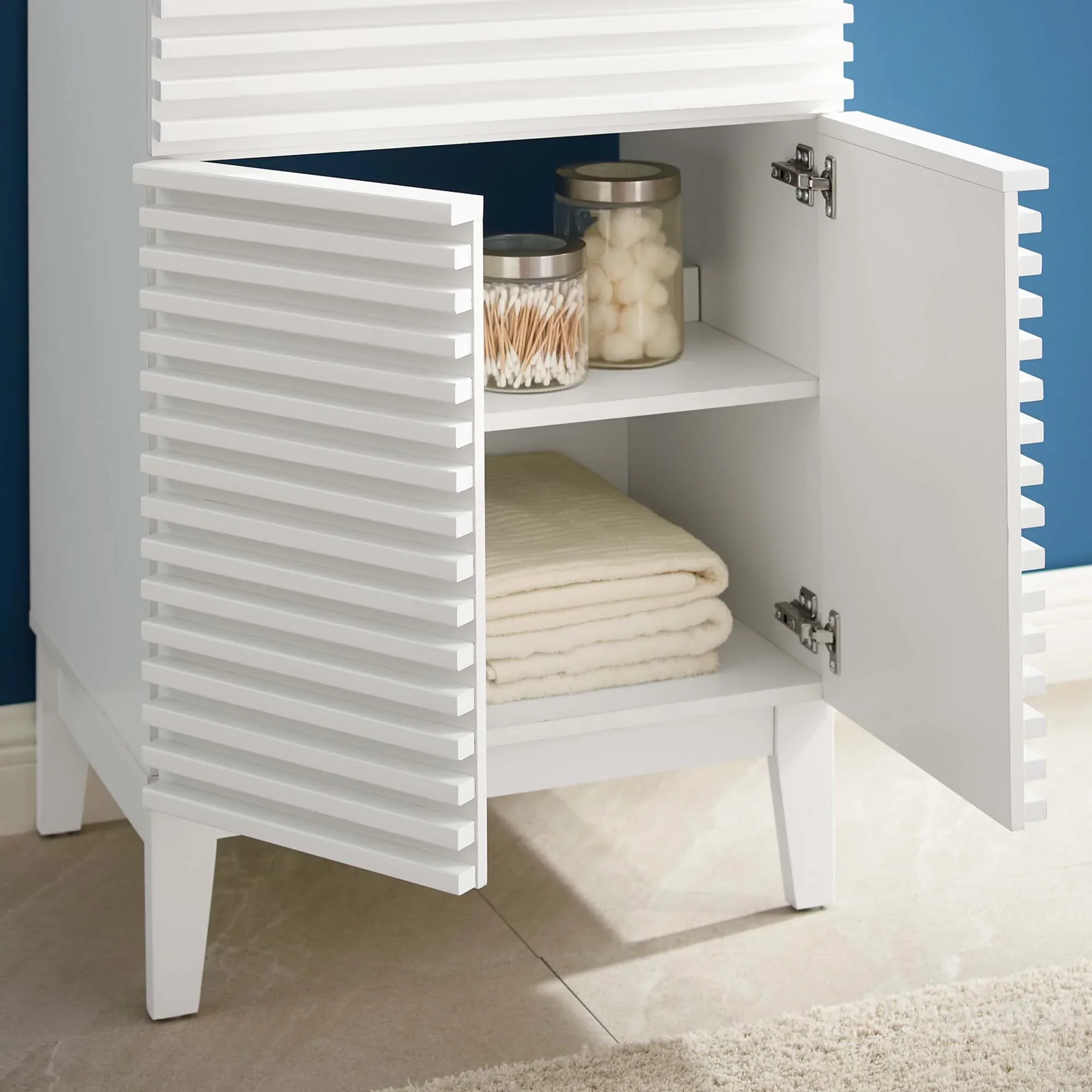 Render Bathroom Vanities with White Basin Included - Image 61