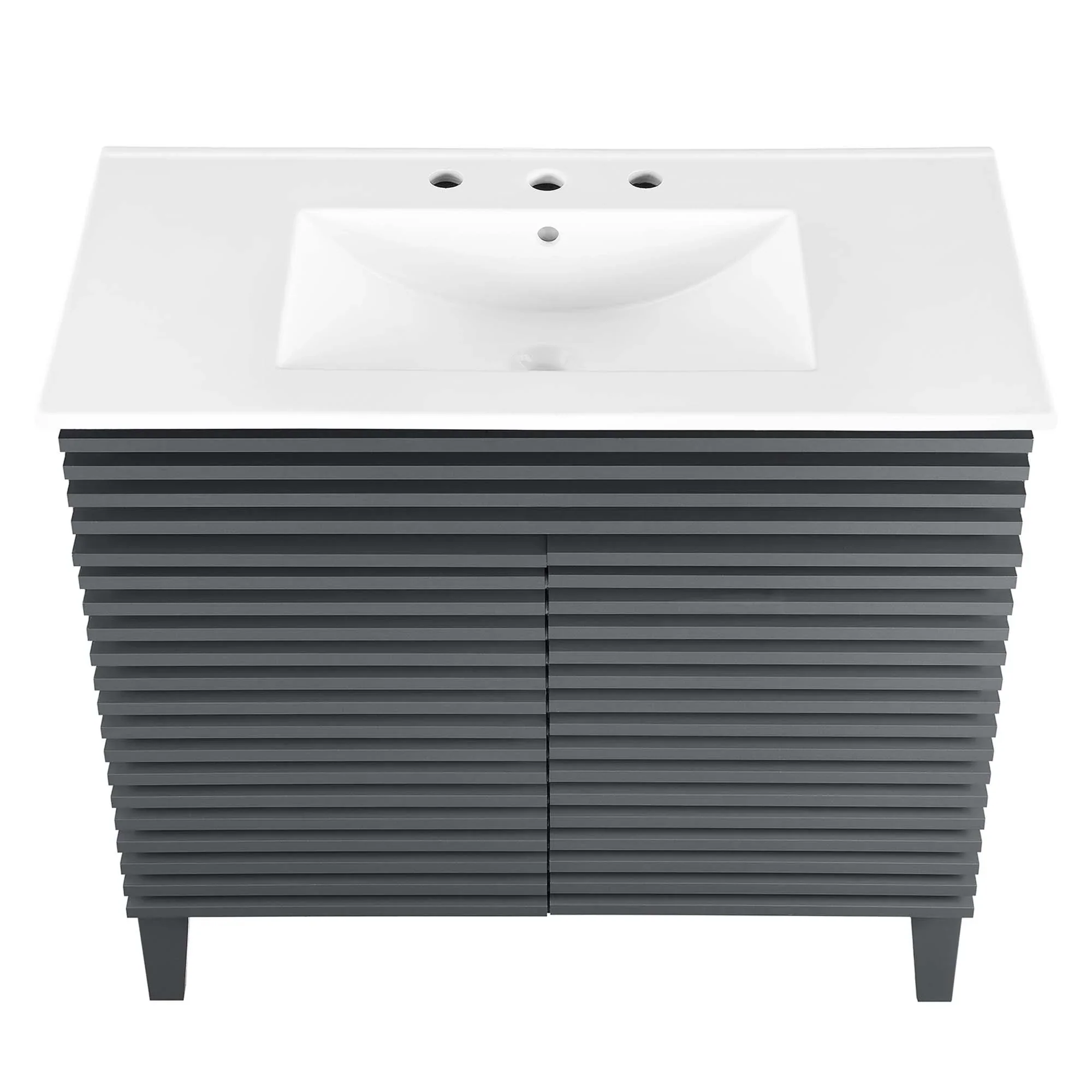 Render Bathroom Vanities with White Basin Included - Image 72