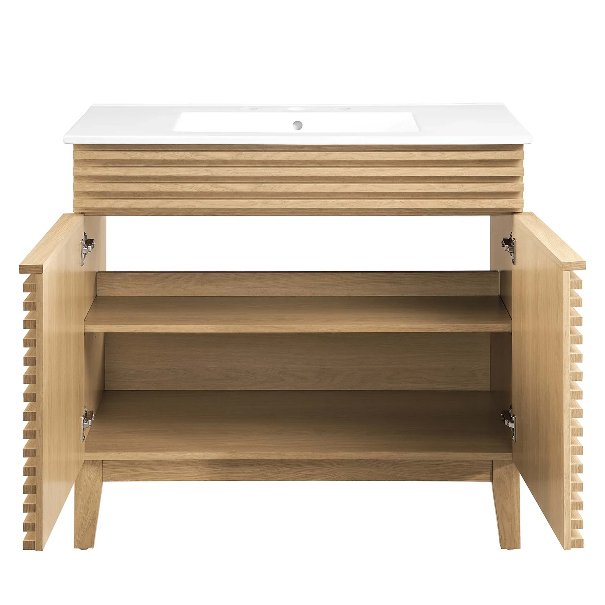 Render Bathroom Vanities with White Basin Included - Image 80