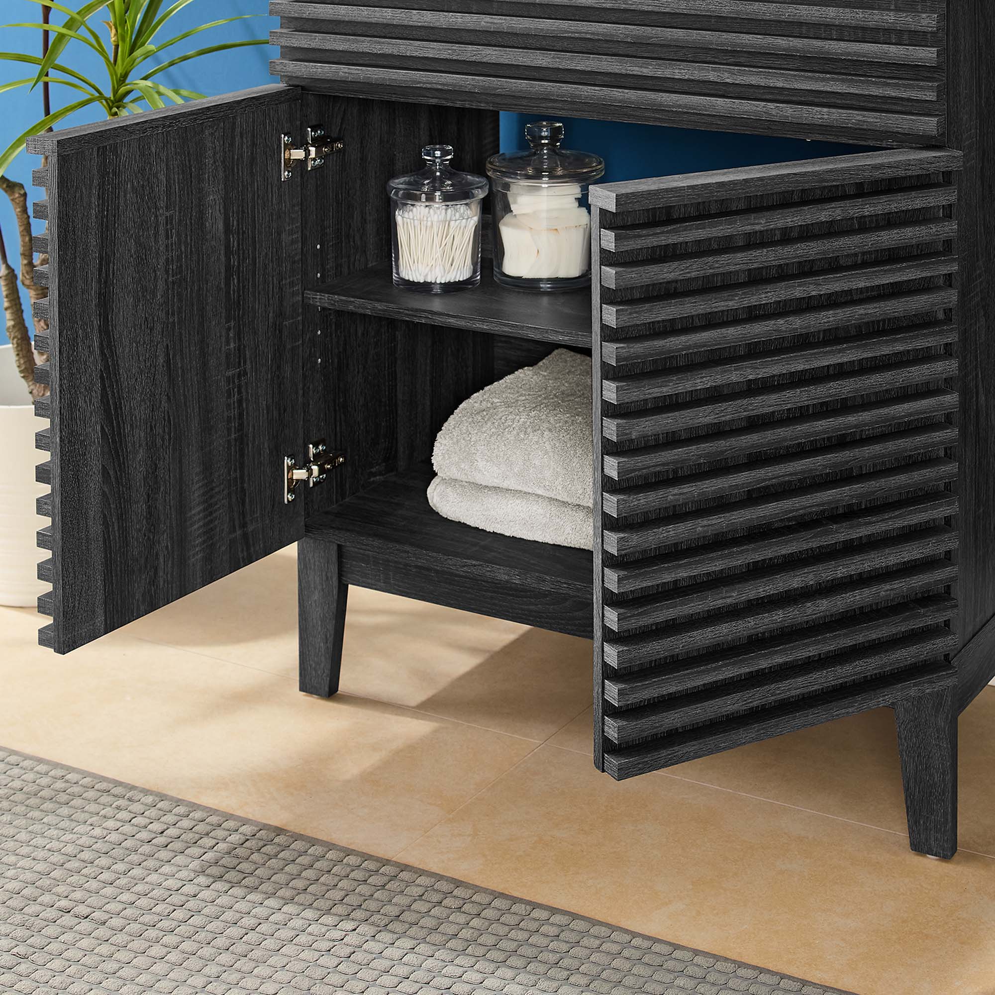 Render Bathroom Vanity with Black Basin Included - Image 109