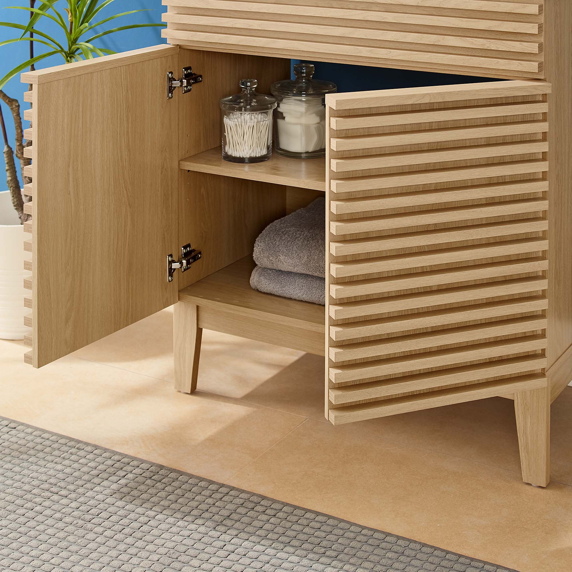 Render Bathroom Vanity with Black Basin Included - Image 142