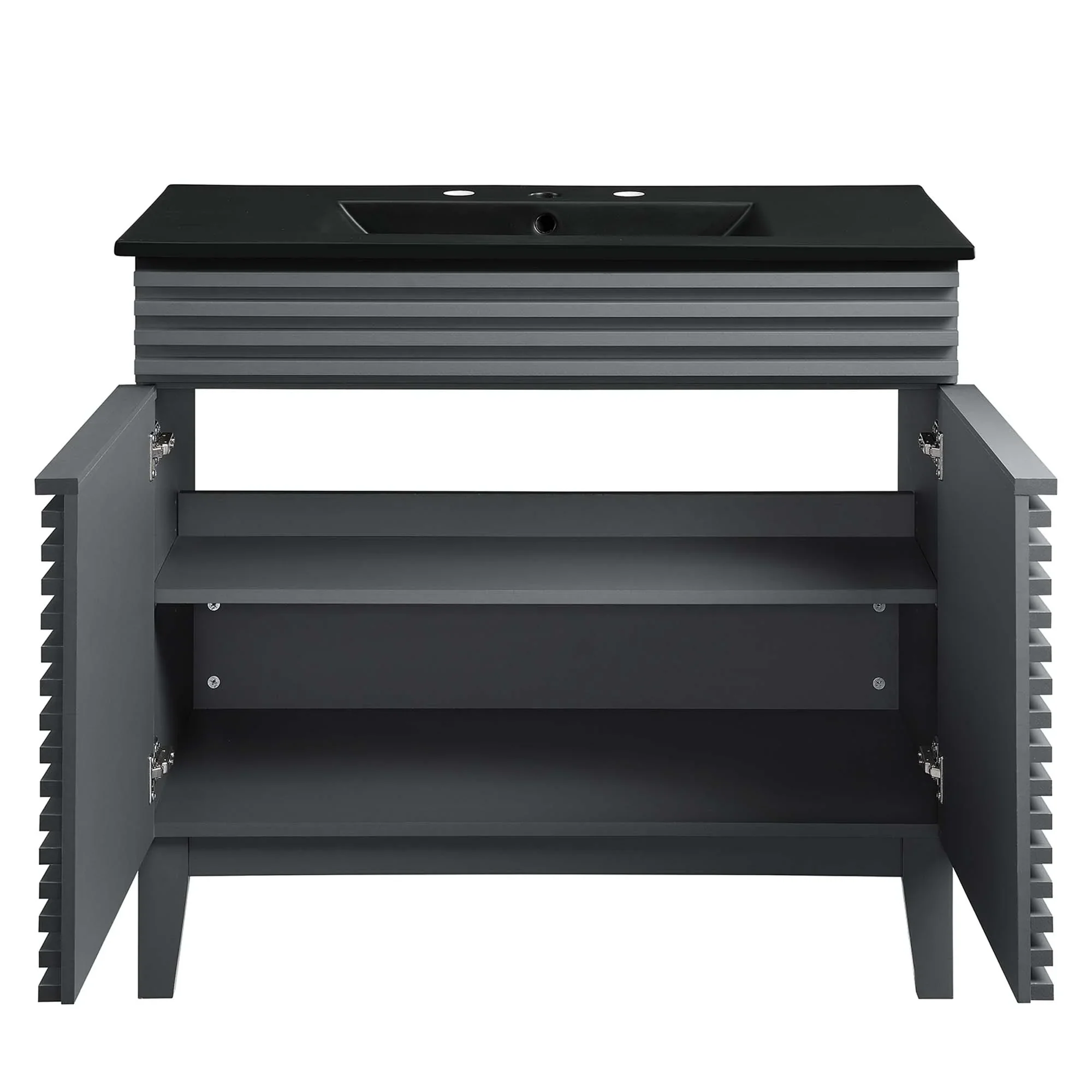 Render Bathroom Vanity with Black Basin Included - Image 146