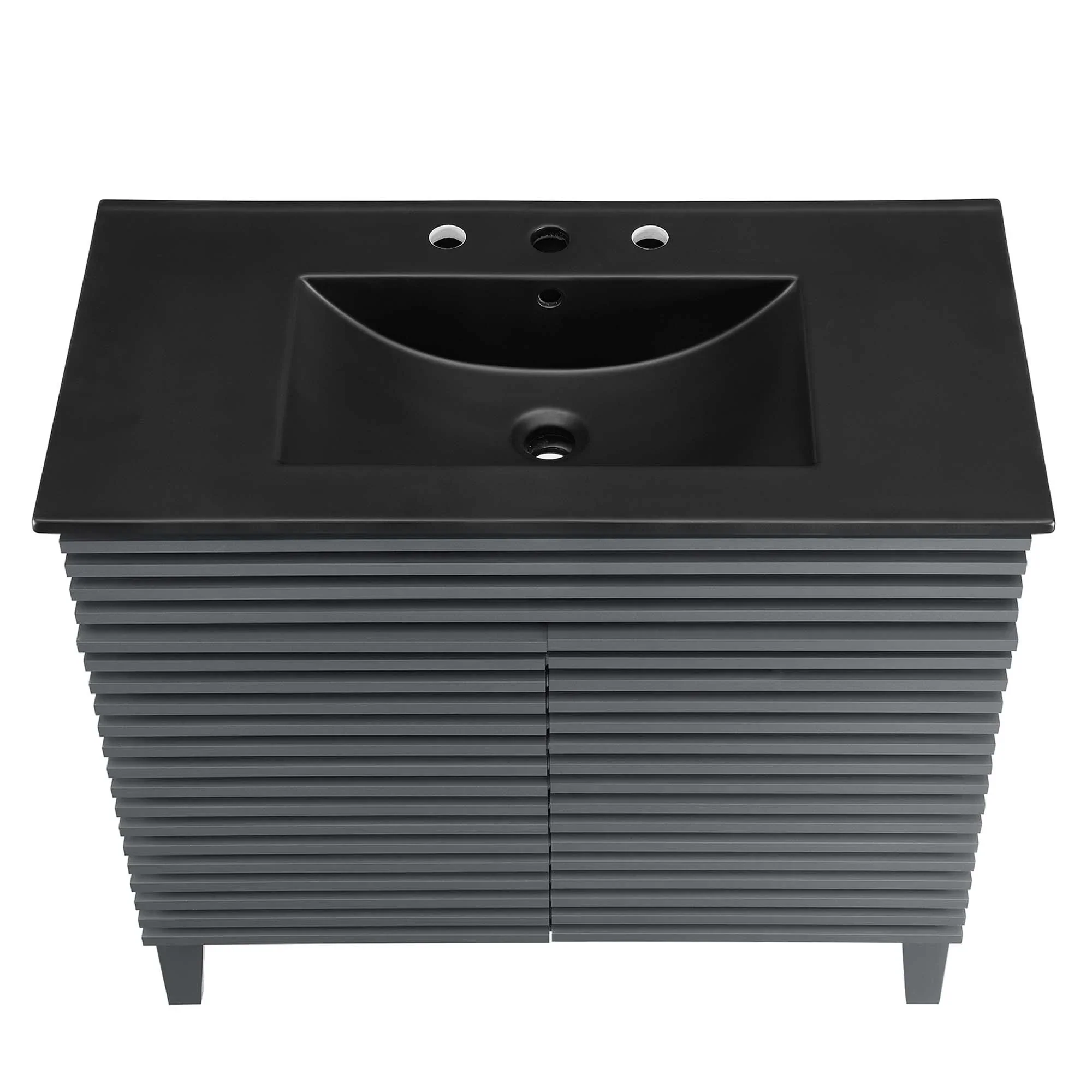 Render Bathroom Vanity with Black Basin Included - Image 148