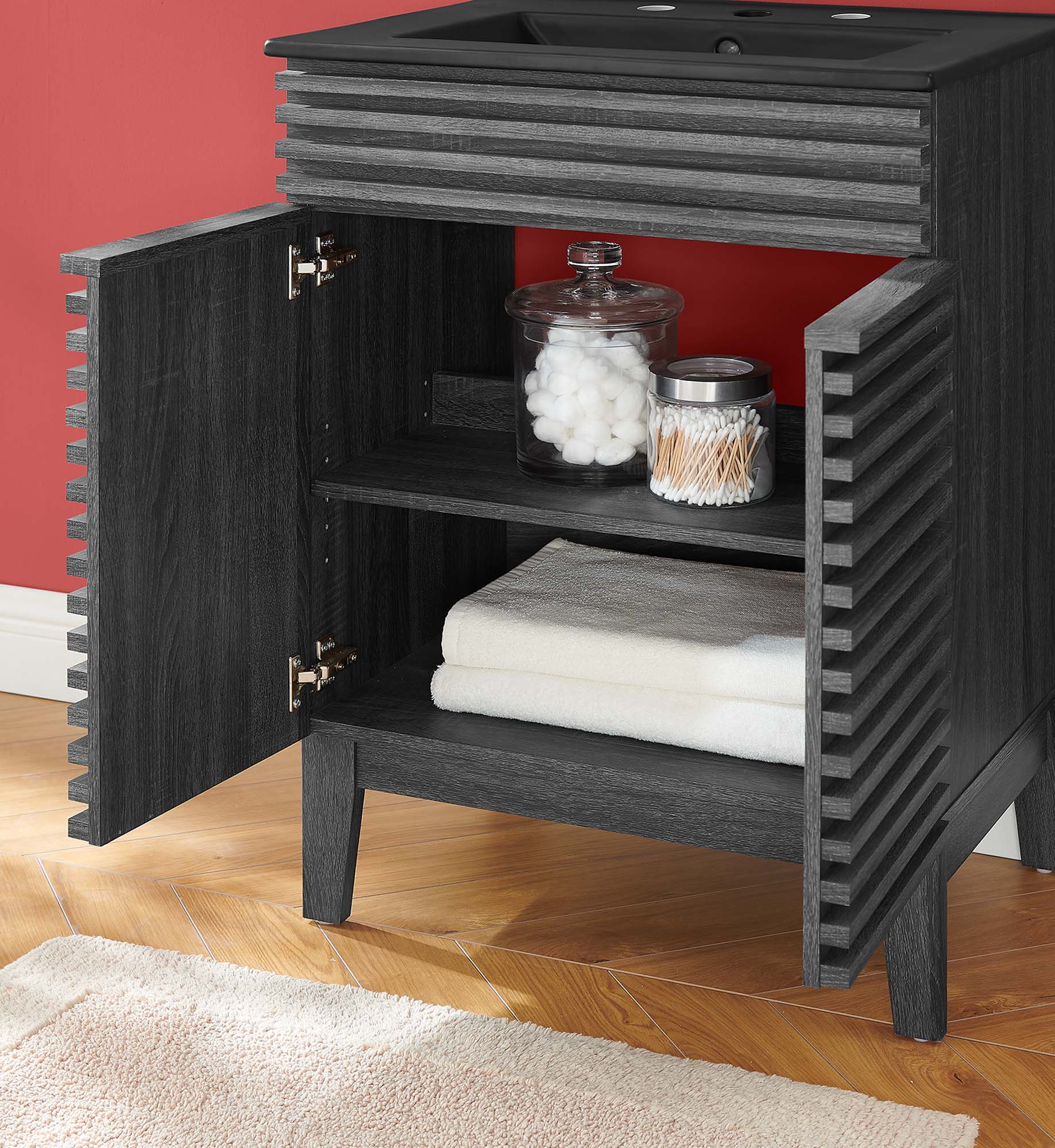 Render Bathroom Vanity with Black Basin Included - Image 16