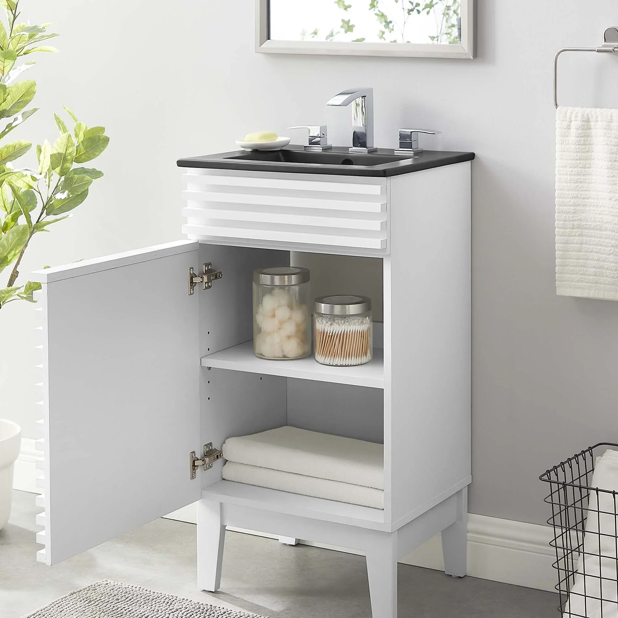 Render Bathroom Vanity with Black Basin Included - Image 169