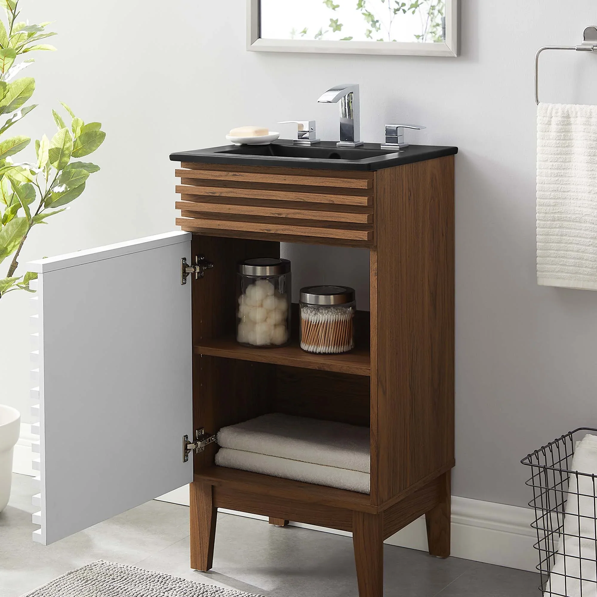 Render Bathroom Vanity with Black Basin Included - Image 185