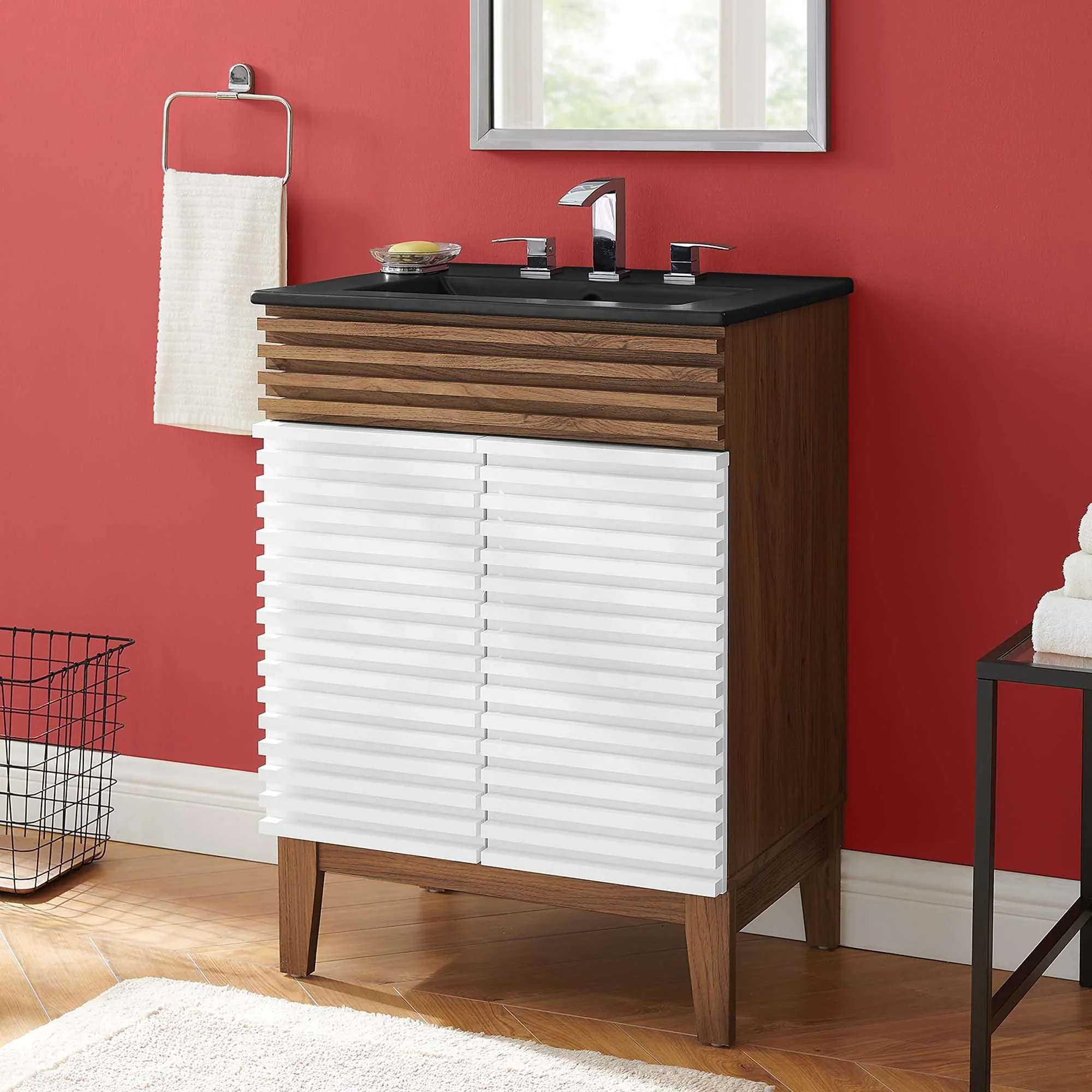 Render Bathroom Vanity with Black Basin Included - Image 51