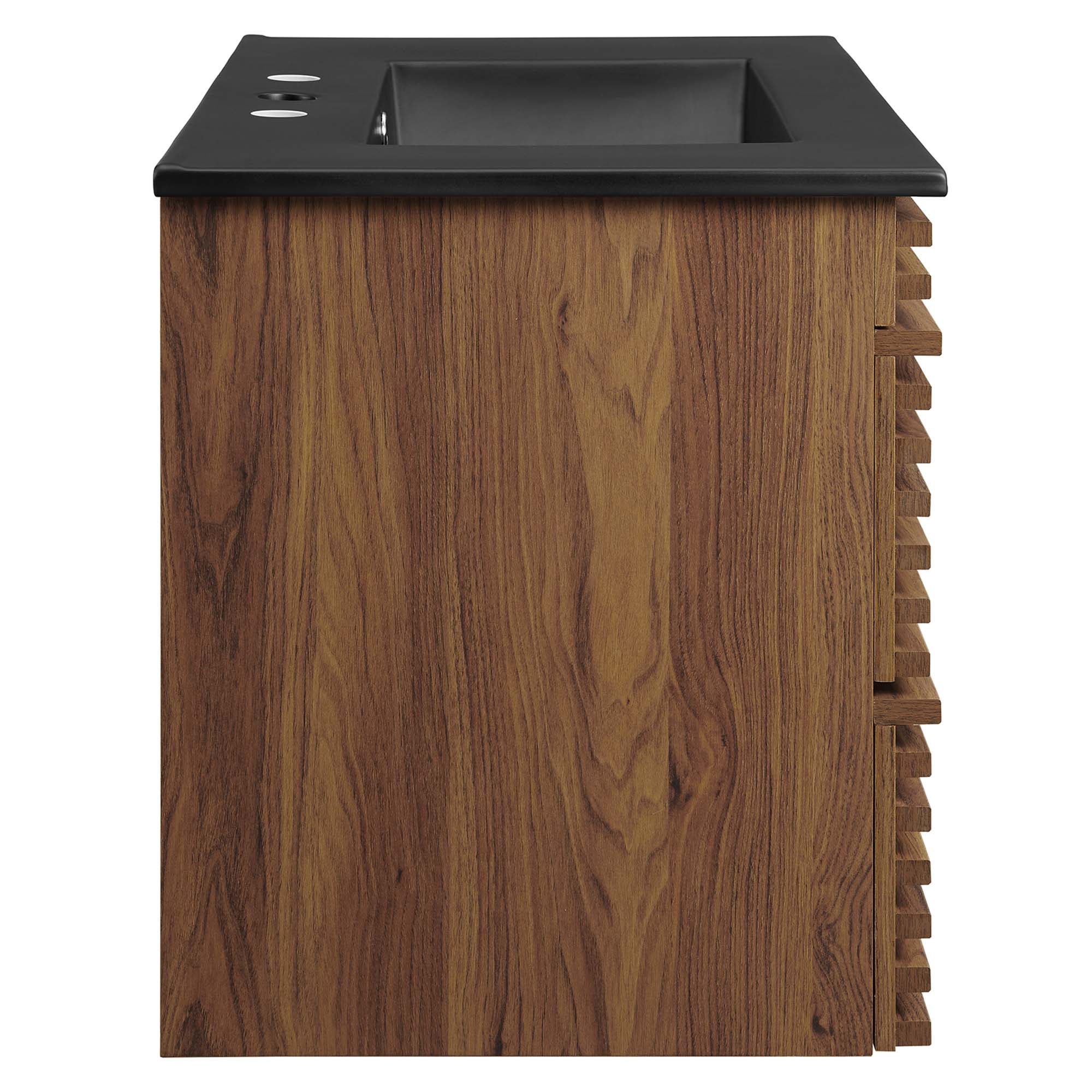 Render Wall-Mount Bathroom Vanity with Black Basin Included - Image 100