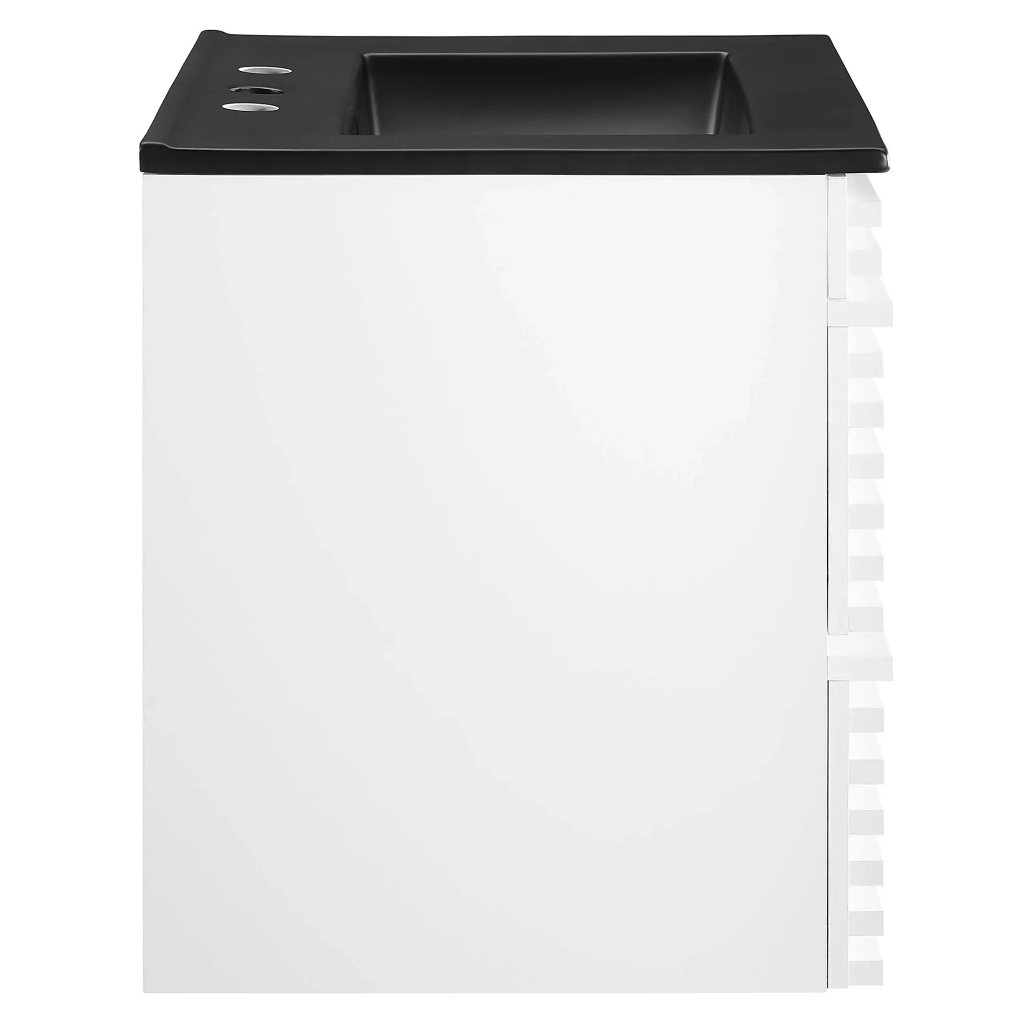Render Wall-Mount Bathroom Vanity with Black Basin Included - Image 36