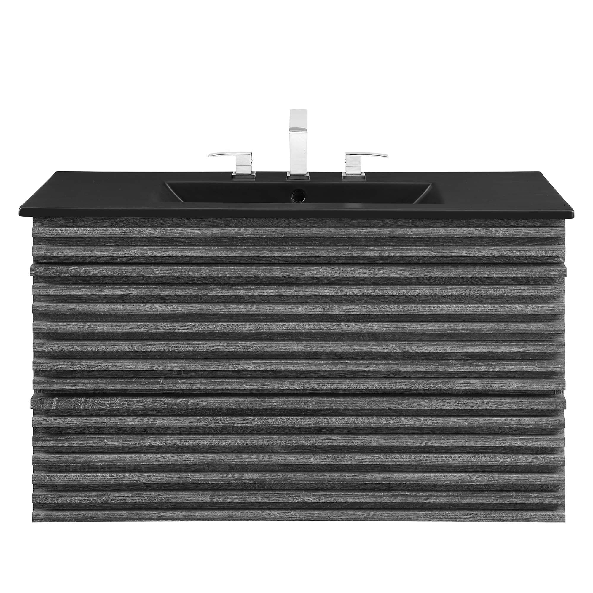 Render Wall-Mount Bathroom Vanity with Black Basin Included - Image 95