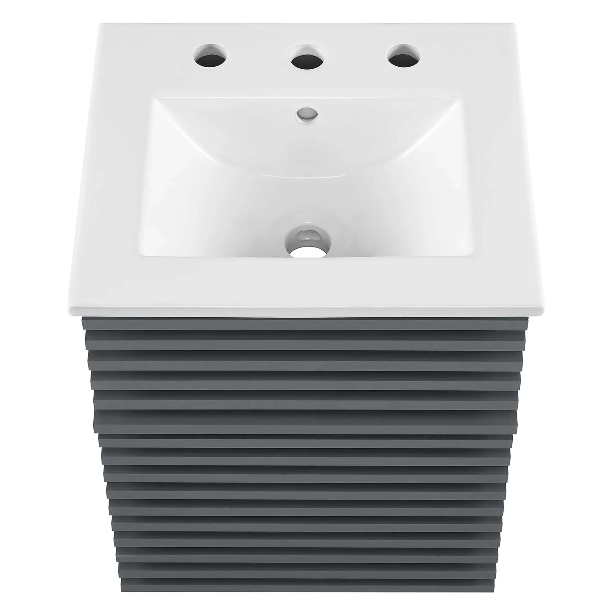 Render Wall-Mount Bathroom Vanity with White Basin Included - Image 128