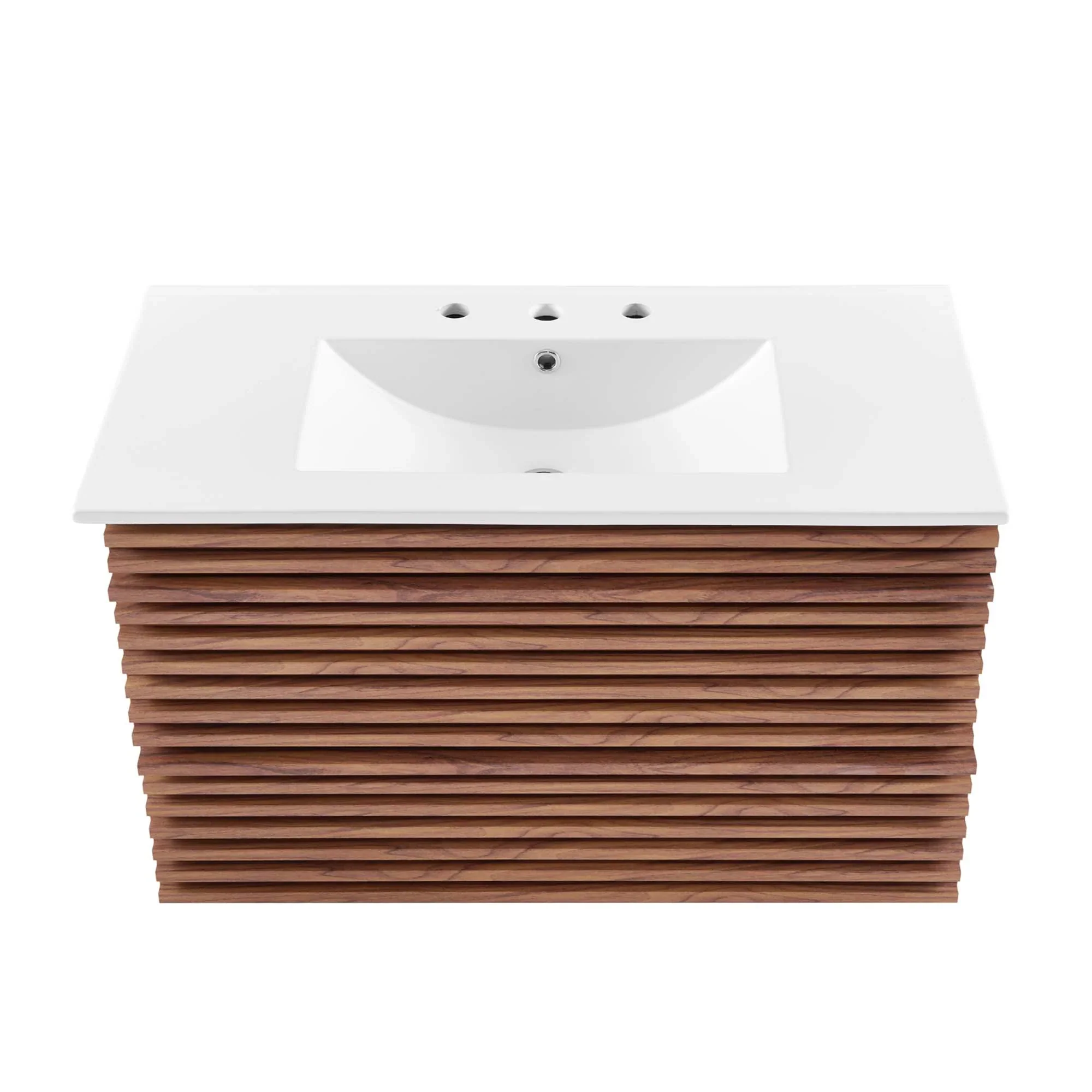 Render Wall-Mount Bathroom Vanity with White Basin Included - Image 48